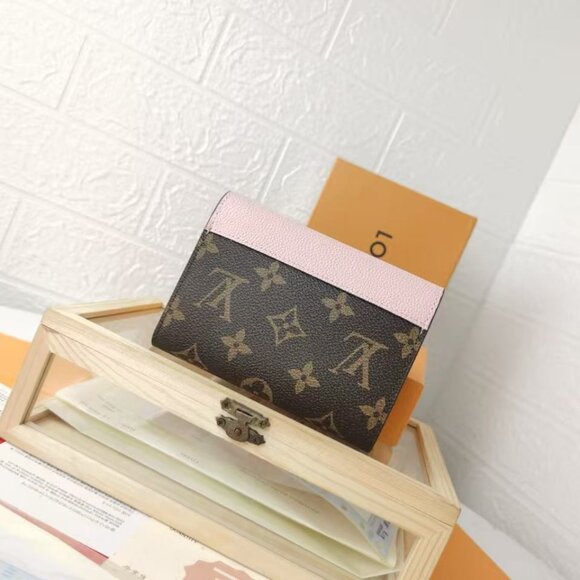 Louis Vuitton Pink and Brown Monogram Wallet - Picture 3 of 8